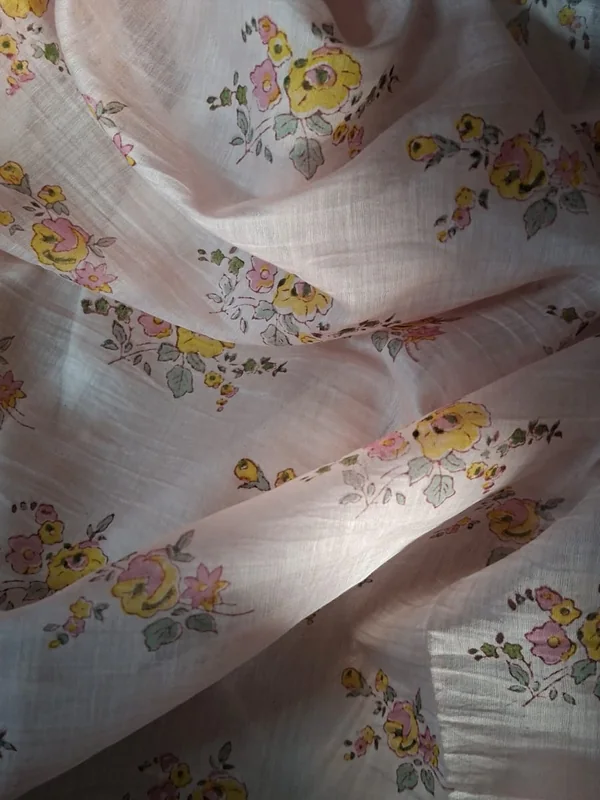 Mul Chanderi Multiblock Print